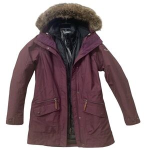 Columbia Women's Carson Pass Jacket Interchange 3 in 1 Insulated Size‎ XS